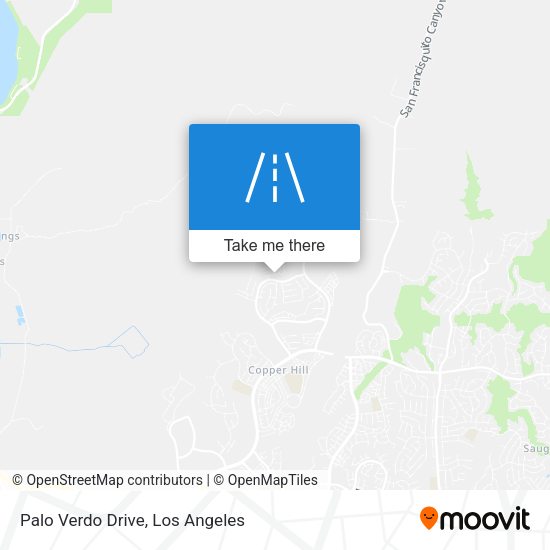 Palo Verdo Drive map