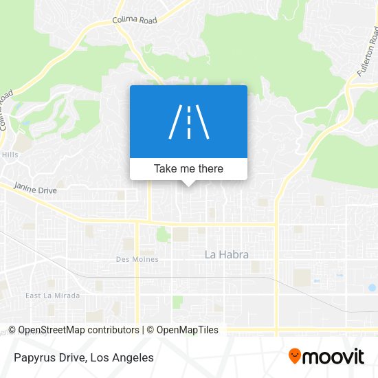 Mapa de Papyrus Drive