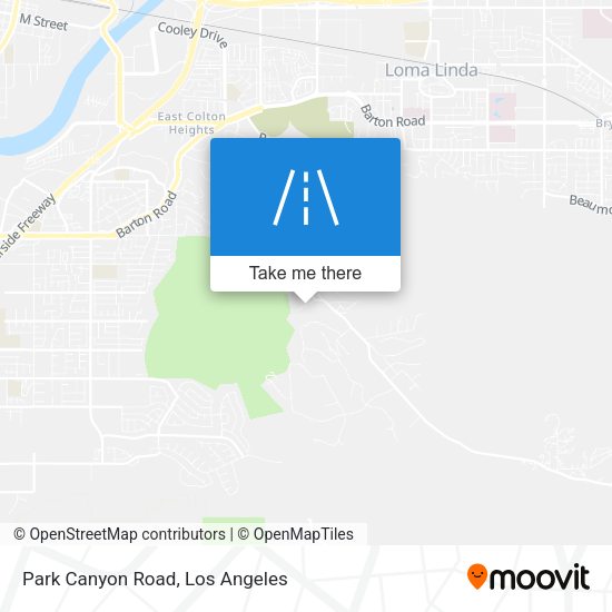 Mapa de Park Canyon Road