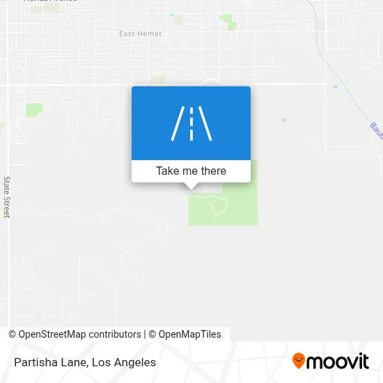 Partisha Lane map