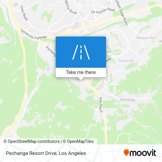 Mapa de Pechanga Resort Drive