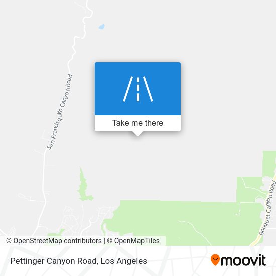 Mapa de Pettinger Canyon Road