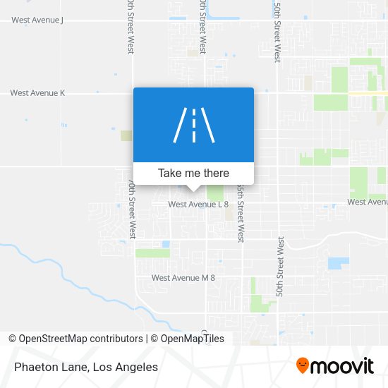 Phaeton Lane map