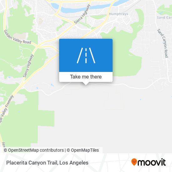Mapa de Placerita Canyon Trail