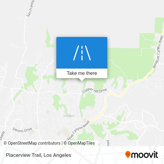 Placerview Trail map
