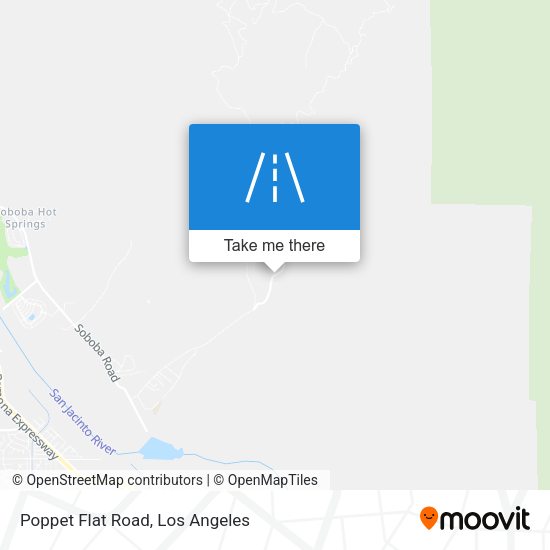 Poppet Flat Road map