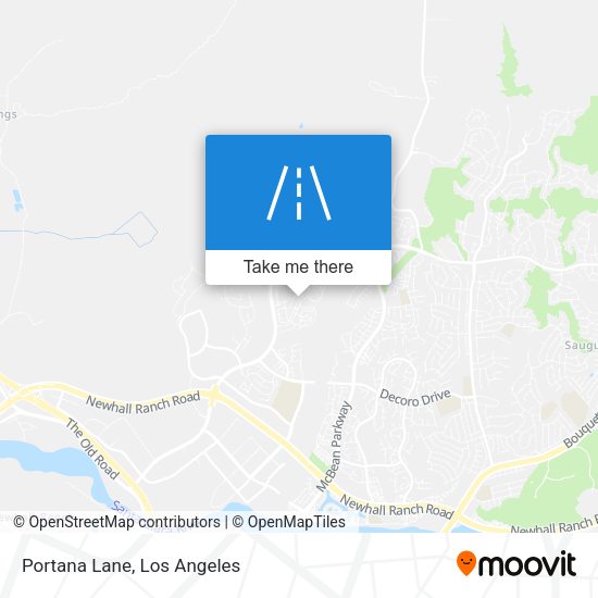Mapa de Portana Lane