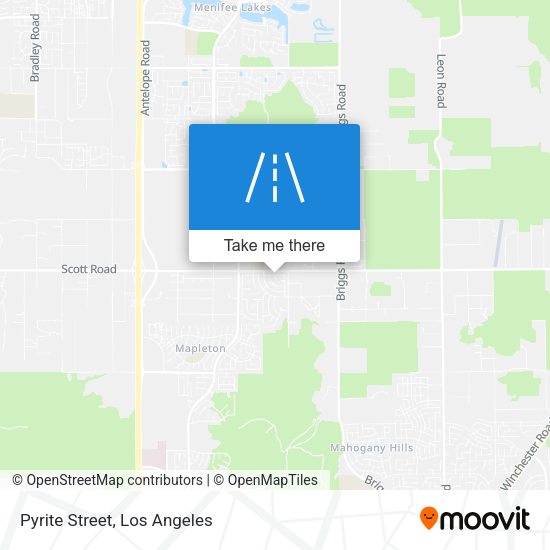 Mapa de Pyrite Street