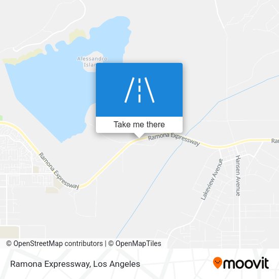 Ramona Expressway map