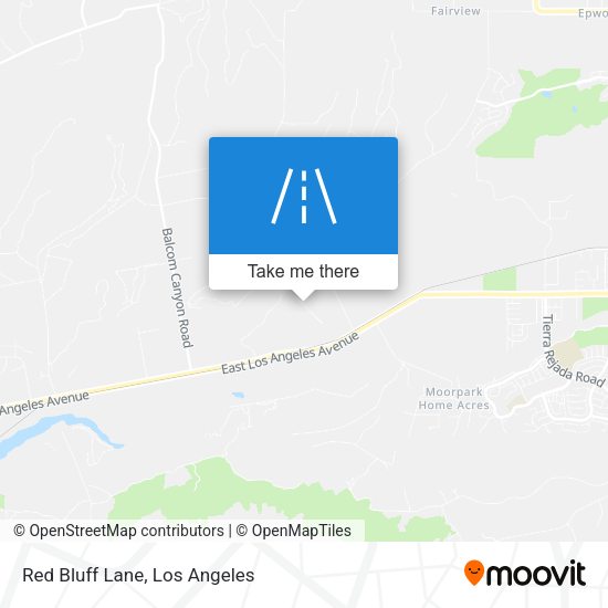 Mapa de Red Bluff Lane