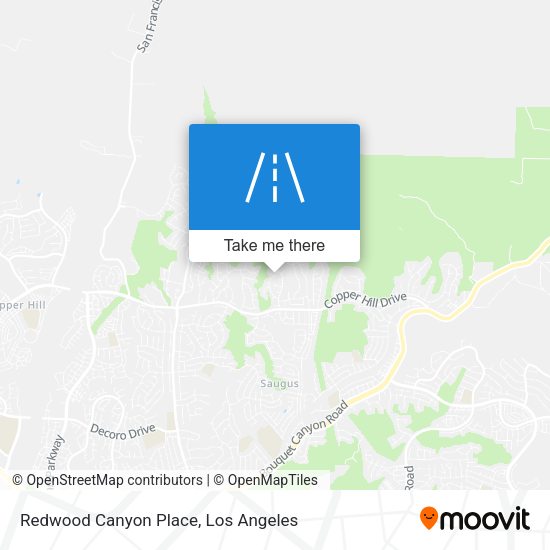 Redwood Canyon Place map