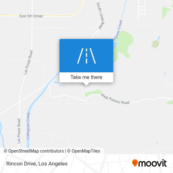 Mapa de Rincon Drive