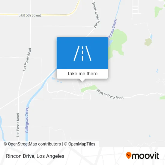 Rincon Drive map