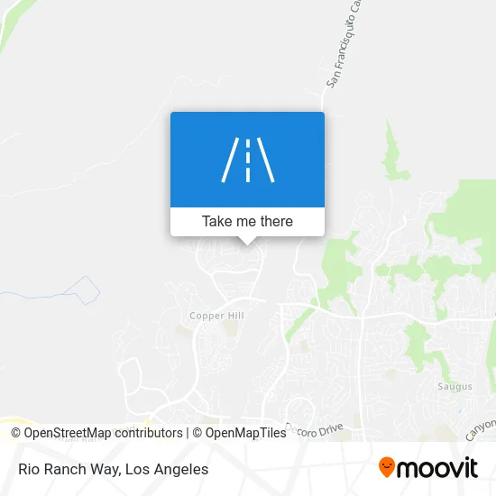 Rio Ranch Way map