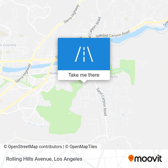Rolling Hills Avenue map