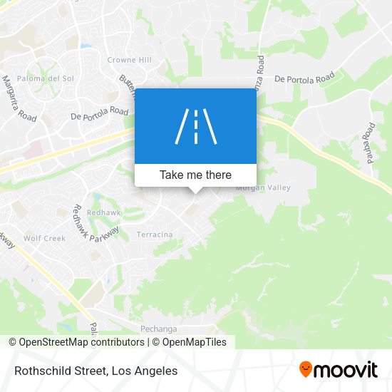 Mapa de Rothschild Street
