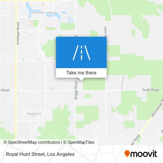 Royal Hunt Street map