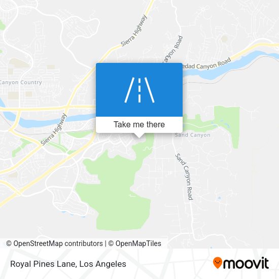 Royal Pines Lane map
