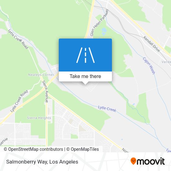Salmonberry Way map