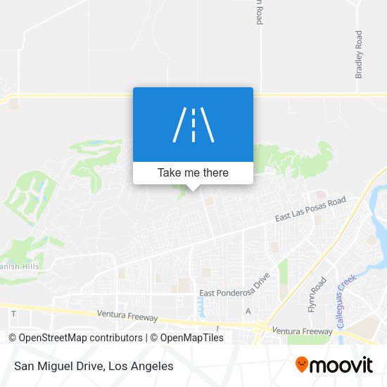 Mapa de San Miguel Drive