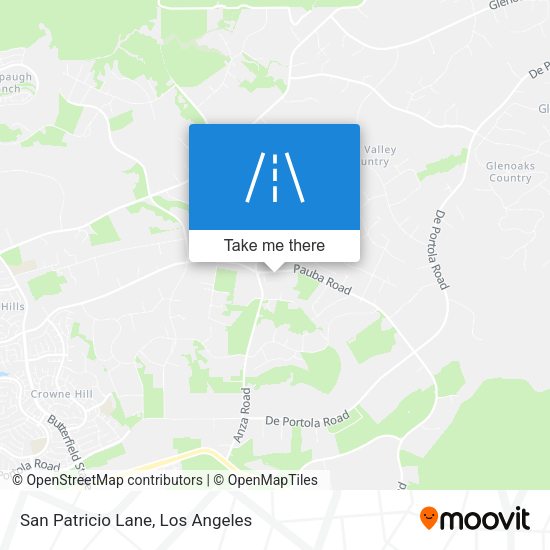 Mapa de San Patricio Lane
