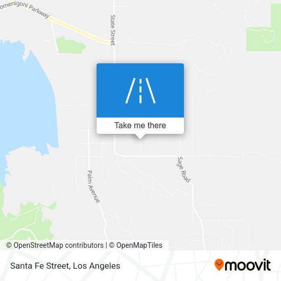 Santa Fe Street map