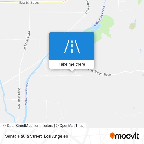 Mapa de Santa Paula Street