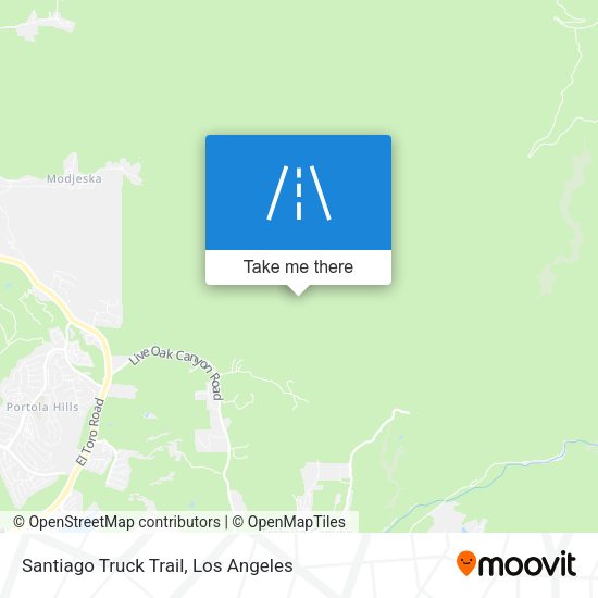 Mapa de Santiago Truck Trail