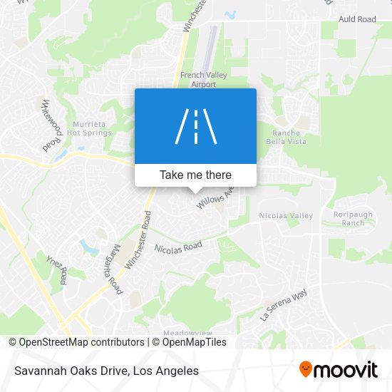 Savannah Oaks Drive map