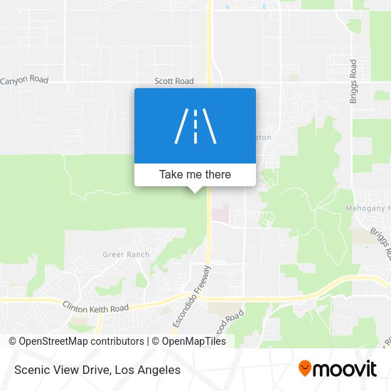 Scenic View Drive map