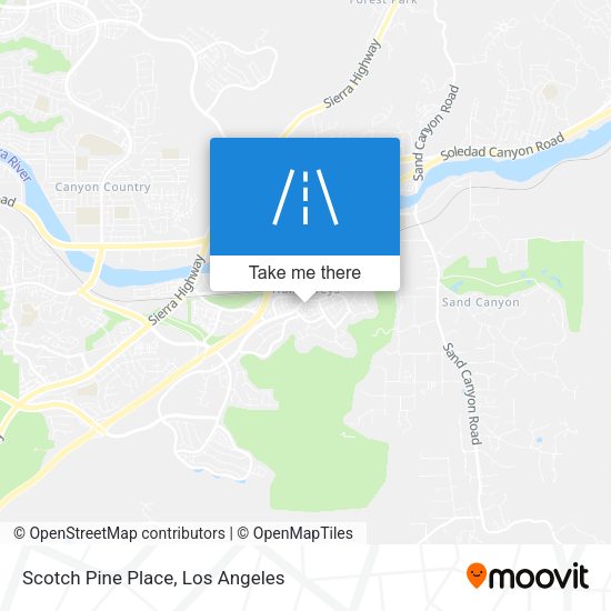 Scotch Pine Place map