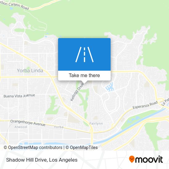 Shadow Hill Drive map