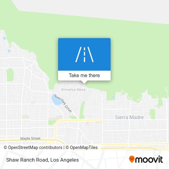 Mapa de Shaw Ranch Road