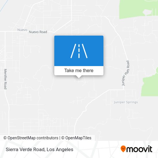 Sierra Verde Road map