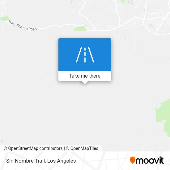 Sin Nombre Trail map