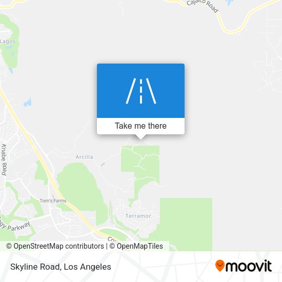 Mapa de Skyline Road