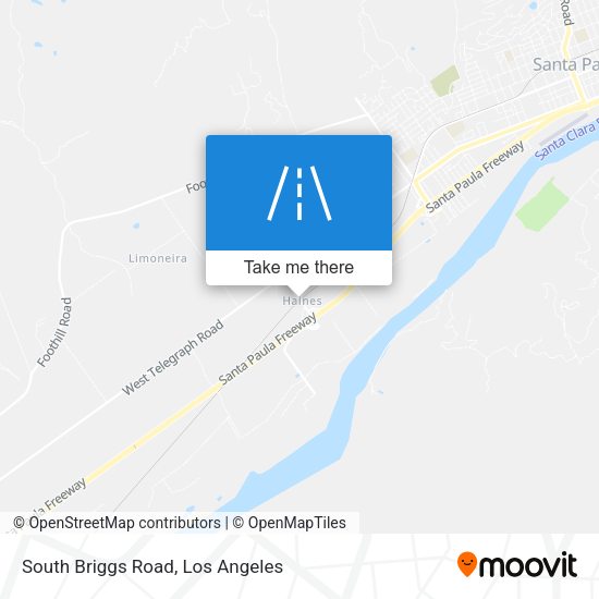 South Briggs Road map