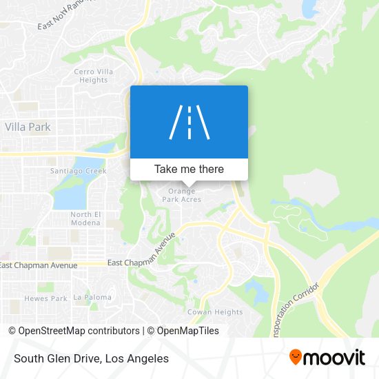 Mapa de South Glen Drive