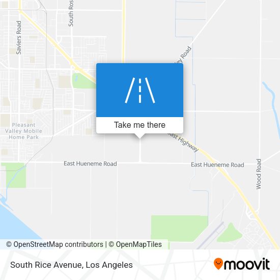South Rice Avenue map