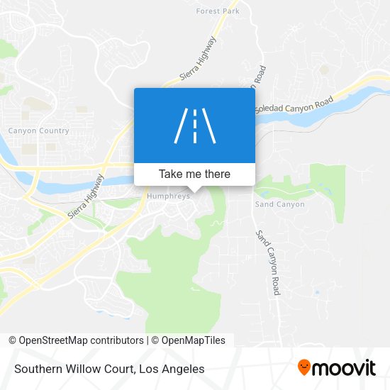 Southern Willow Court map