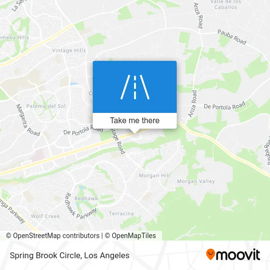 Spring Brook Circle map