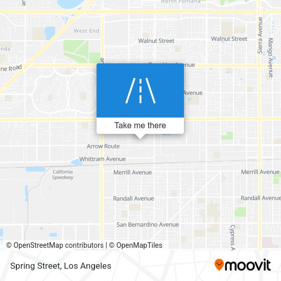 Mapa de Spring Street