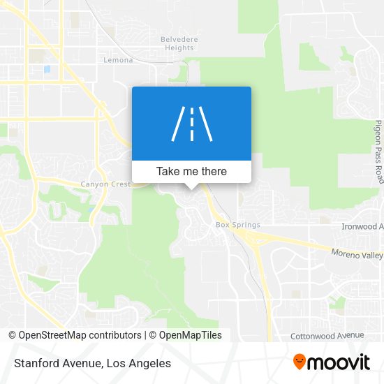 Mapa de Stanford Avenue