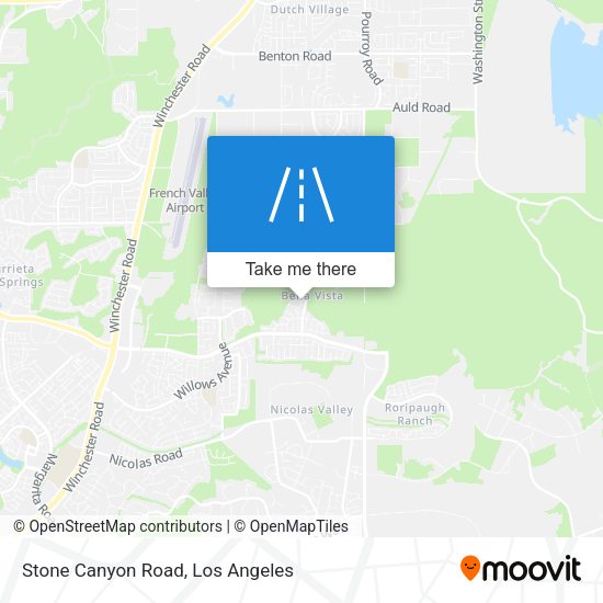 Mapa de Stone Canyon Road