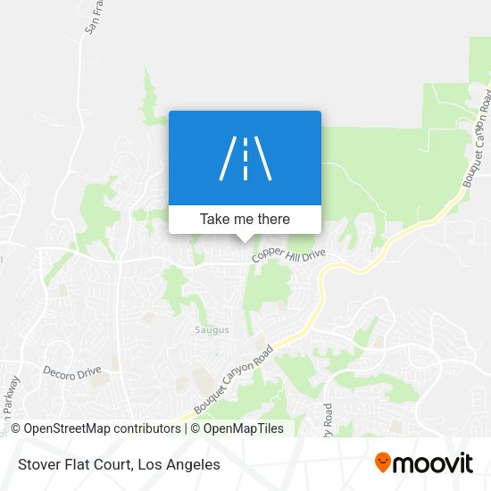 Stover Flat Court map