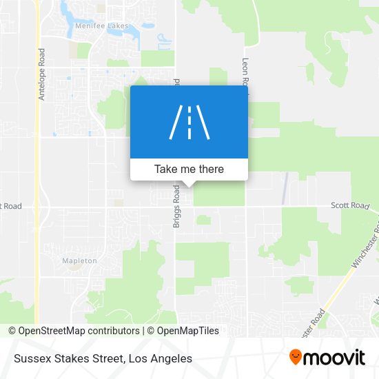 Sussex Stakes Street map