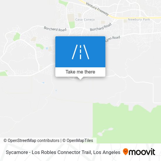 Mapa de Sycamore - Los Robles Connector Trail