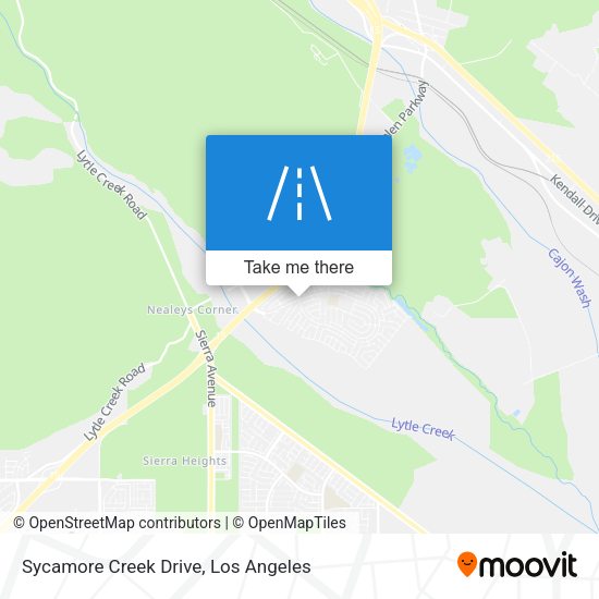 Sycamore Creek Drive map