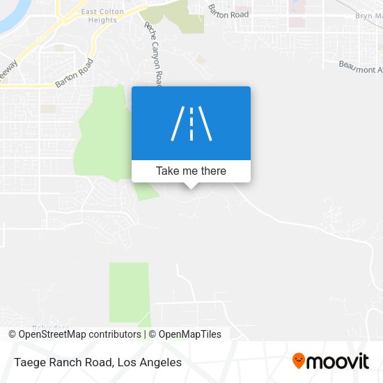 Mapa de Taege Ranch Road