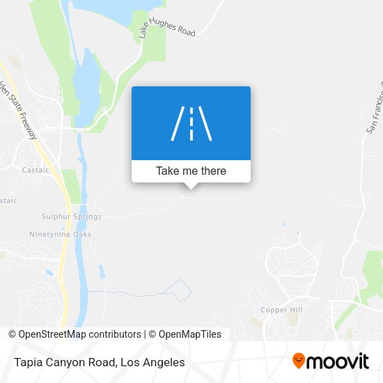 Mapa de Tapia Canyon Road